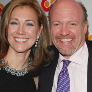 Jim and his ex-wife, Karen posing for a picture